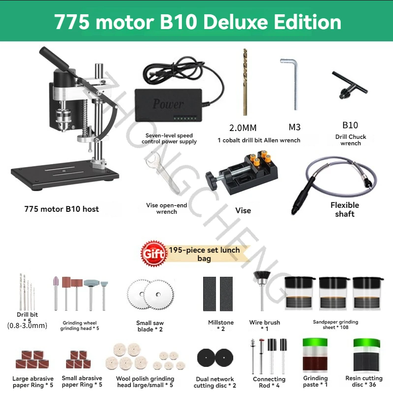 Bor Meja Mini DC dengan kecepa - Drill Press ulasan dan harga