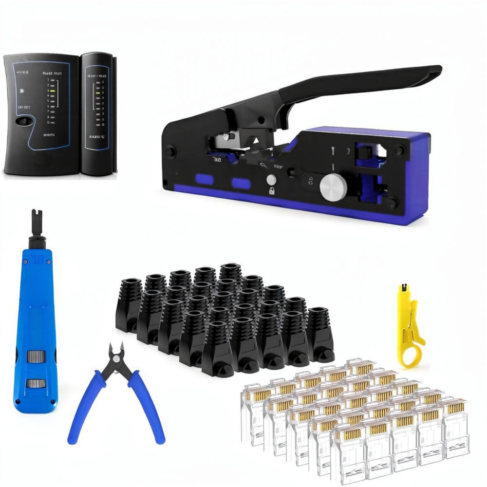 Set Alat Crimping Ethernet Tug - Tool Set ulasan dan harga
